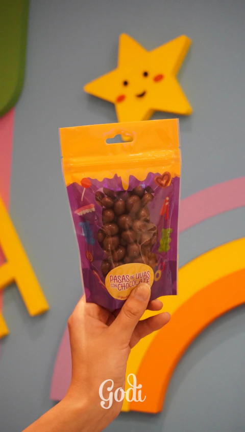 GODIPACK PASAS DE UVAS CON CHOCOLATE 150GR