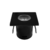 Mini Spot LED Embutir Quadrado 1w 3000K Branco Quente Bivolt Preto