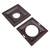 Imagem do Spot Embutir Recuado MR16 12x12cm Quadrado Marrom
