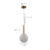 Pendente Larsen 1xE27 Bivolt Dourado Astraled na internet