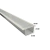 Perfil para LED 40x20mm Embutir Com Aba 2m Alumínio Branco - INFOLED