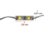 Micro Módulo LED 12V 3528 3500K Branco Quente 2 Leds 1,2W IP20 - INFOLED