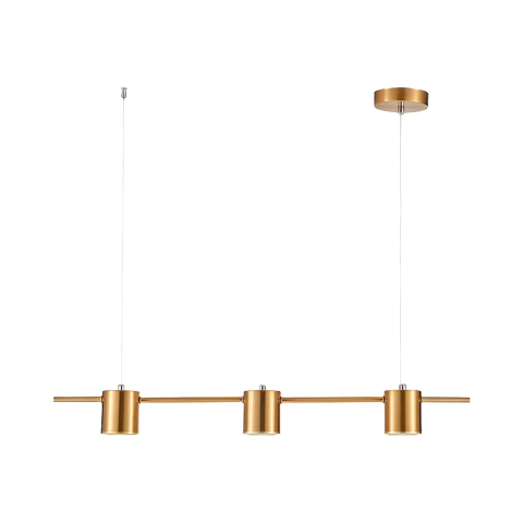 Pendente Atria 3xMR16 Bivolt Dourado Astraled