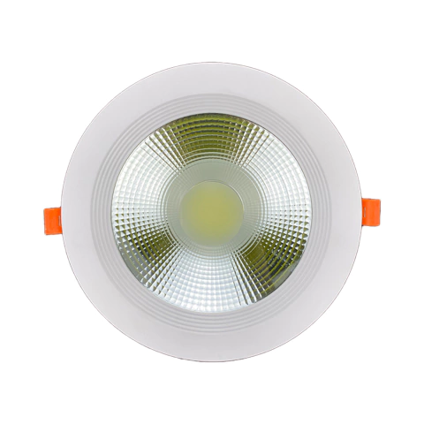 Luminária LED COB Downlight 28w Embutir 6000k Branco Frio Bivolt Branco