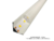 Perfil para LED 16x16mm Canto 90° Sobrepor Sem Aba 2m Alumínio Prata - INFOLED