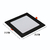 Painel LED Quadrado 18w 22x22cm Embutir 6500K Branco Frio Bivolt Preto na internet