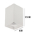 Spot Sobrepor MR16 80x125mm Quadrado Branco na internet