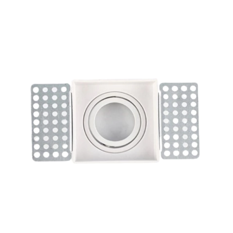 Spot Embutir Quadrado PAR20 No Frame 80mm Branco