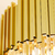 Pendente Cristal Longo 170cm 20xE14 Bivolt Dourado Cinderella Decor na internet
