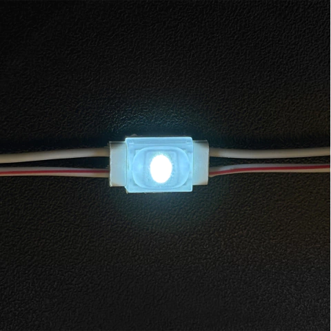 Micro Módulo LED 12V com Lente 2835 6500K Branco Frio 1 led 1W IP67