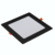 Painel LED Quadrado 24w 28x28cm Embutir 6500K Branco Frio Bivolt Preto