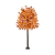 Árvore Bordô 3m 3000K Branco Quente Folhas Outono Bivolt