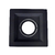 Spot Embutir Recuado MR16 12x12cm Quadrado Preto