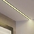 Perfil para LED 24x07mm Embutir Com Aba 3m Alumínio Preto - comprar online