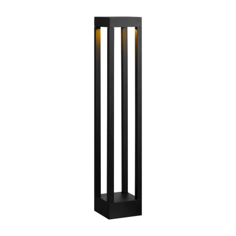 Balizador Jardim LED Jovy 60cm 7W 3000K Branco Quente Bivolt Preto Astraled
