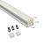 Perfil para LED 17x14mm Sobrepor 2m Alumínio Branco Apollo na internet