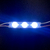 Módulo LED 12V com Lente 7025 6500K Branco Frio 3 leds 1,5W IP67