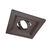 Spot Embutir Recuado MR16 12x12cm Quadrado Marrom - loja online