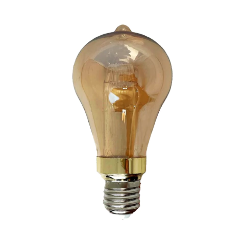 Lâmpada LED Filamento DA70 Bulbo 3W 2000K Amarelo Âmbar E27 Bivolt RGLED