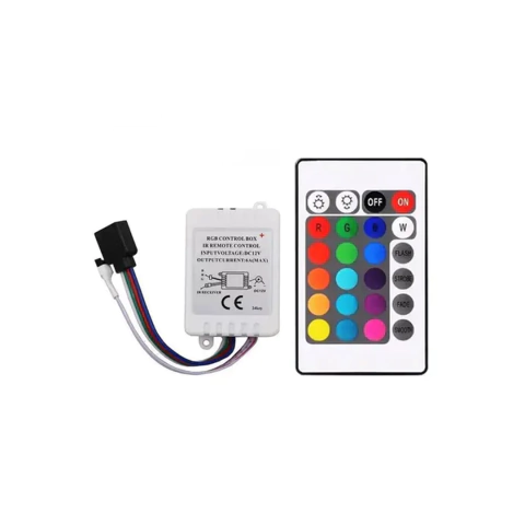 Kit Controladora RGB 5050 12v/24v 6a