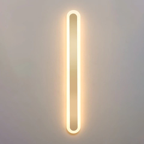 Arandela LED Angelo 24w 3000K Branco Quente Bivolt Dourado