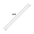 Lâmpada Tubular LED T8 120cm 18W Vermelho Vidro 1 Lado Branco Leitoso - loja online