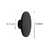 Arandela LED Eclipse 9W 12cm 3000K Branco Quente Bivolt Preto Pix - loja online
