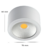 Spot LED Sobrepor Redondo Reflex 5W 3000K Branco Quente Bivolt Branco Gaya na internet