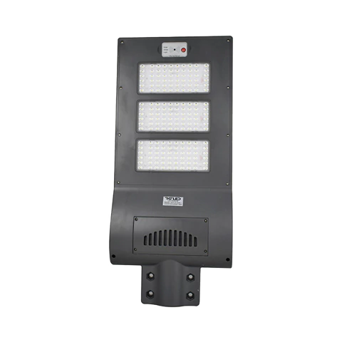 Luminária Pública LED Solar 90W 6000K Branco Frio Cinza RGLED