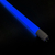 Lâmpada Tubular LED T8 120cm 18W Azul Vidro Branco Leitoso Apollo