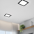 Painel LED Quadrado 24w 28x28cm Embutir 6500K Branco Frio Bivolt Preto - comprar online