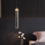 Pendente LED Cristal Retangular 3W 3 Cores Bivolt Dourado - comprar online