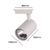Spot LED para Trilho 7w 3000k Branco Quente Bivolt Branco na internet
