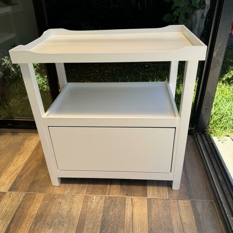 Cambiador Blanco MDF con 1 cajón - comprar online