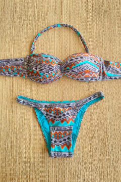Biquíni Étnico Multicolorido Cia Marítima - Pantai Outlet |  Moda Fitness, Praia, Chinelos e Acessórios