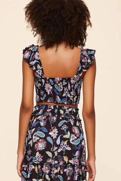 Cropped Estampado Gypsy Água Doce na internet