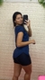 CAMISETA POLIAMIDA PARA TREINAR AZUL MARINHO - Maria Flor Fitness