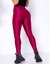 CALÇA LEGGING TECIDO 4D DISFARÇA CELULITE ZERO TRANSPARÊNCIA VERMELHA - Maria Flor Fitness