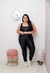 CALÇA LEGGING 4D PLUS SIZE DISFARÇA CELULITE PRETA - comprar online