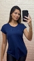 CAMISETA POLIAMIDA PARA TREINAR AZUL MARINHO