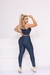 CALÇA LEGGING SEMI POLIAMIDA BÁSICA AZUL MARINHO - comprar online