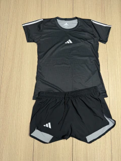 KIT TREINO ADIDAS - (FEMININO) - Preto