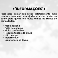 Apoio de Pulso para Teclado na internet