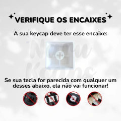 Keycaps Cyberpunk - TECLADO MECÂNICO - loja online