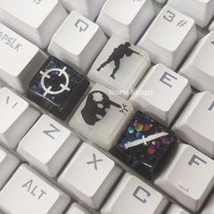 Kit 4 Keycaps Counter Strike CS:GO - TECLADO MECÂNICO