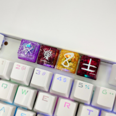 Kit 5 Keycaps Ordem Paranormal - TECLADO MECÂNICO - Naru Kcaps - Keycaps e Acessórios