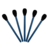 Kit 5 Mini Stick Para Limpeza Detalhada Redondo - Vonixx