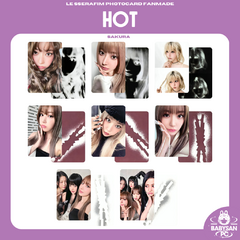 Imagem do LE SSERAFIM Photocard Fanmade HOT