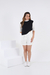Cropped Bicolor com leve defeito na internet