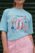 Cropped Italian Summer - azul bebê - comprar online
